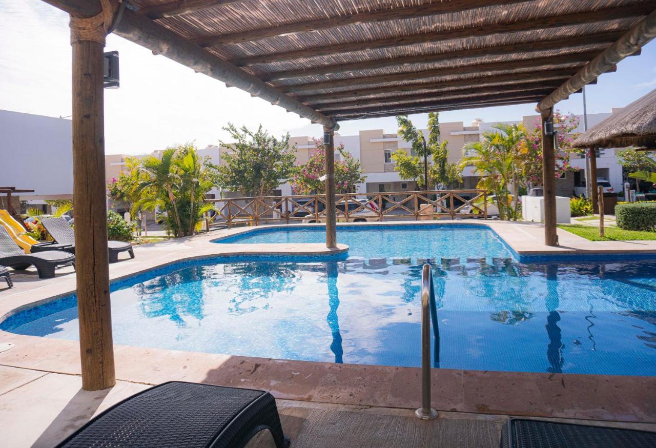 Willa Casa En Privada Frente A La Playa Con Alberca! Mazatlán Zewnętrze zdjęcie