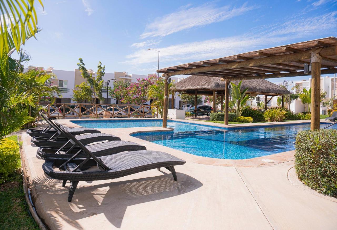 Willa Casa En Privada Frente A La Playa Con Alberca! Mazatlán Zewnętrze zdjęcie
